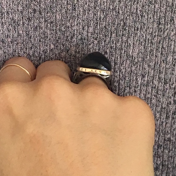 Ti Sento Ring Sterling/Rose Brown CZ Dome Sz 7 - Picture 2 of 8